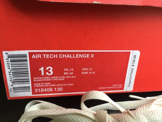 Nike Air Tech Challenge II QS Turbo Green (2014) - Image 6