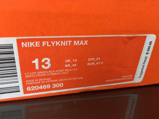 Nike Flyknit Max LCD Green/Volt (2014) - Image 7