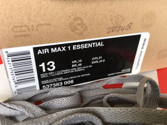 Nike Air Max 1 Essential - Ultramarine (2013) - Image 7