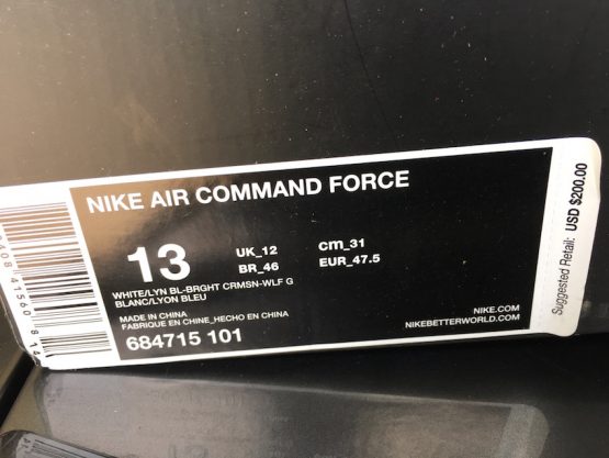 Nike Air Command Force Retro (2015) - Image 6