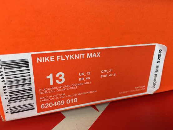 Nike Flyknit Max Black Multicolor (2014) - Image 7