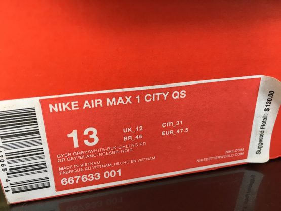Nike Air Max 1 City QS "London, England" (2014) - Image 6