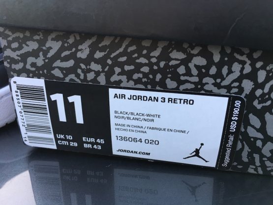 Nike Air Jordan Retro III Cyber Monday (2016) - Image 8