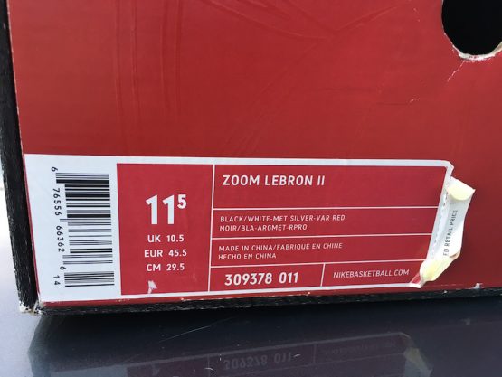 Nike Air Zoom LeBron II (2004) - Image 8