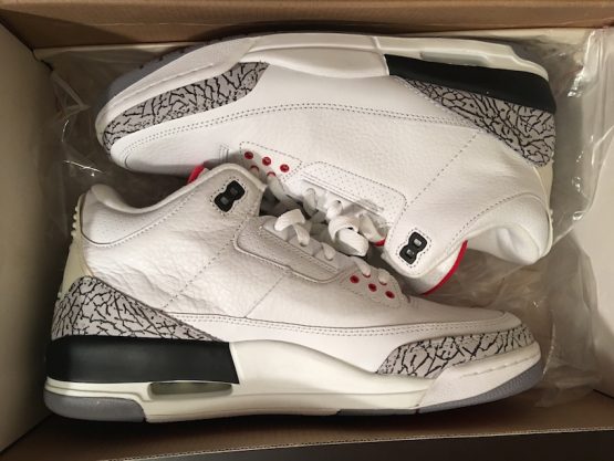 Nike Air Jordan Retro III - White Cement (2003)