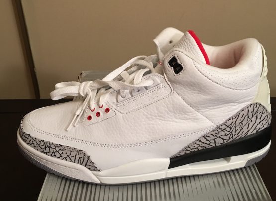 Nike Air Jordan Retro III - White Cement (2003) - Image 2