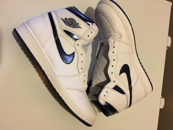 Nike Air Jordan Retro 1 OG - Metallic Navy (2016) - Image 5
