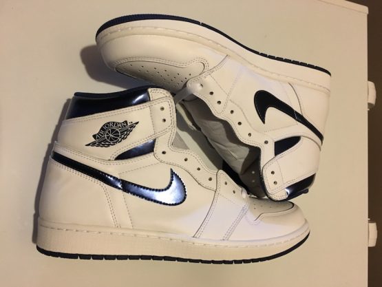 Nike Air Jordan Retro 1 OG - Metallic Navy (2016) - Image 2