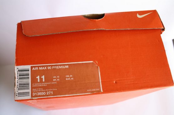 Nike Air Max 90 Leather Premium "Wheat Skulls" (2007) - Image 9