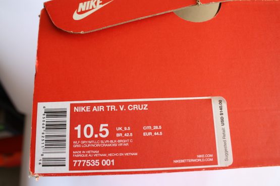 Nike Air TR. V. Cruz "Wolf Grey" (2015) - Image 9