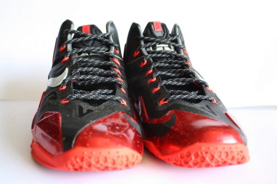 Nike Air Zoom LeBron XI "Miami Heat - Away" (2013) - Image 4