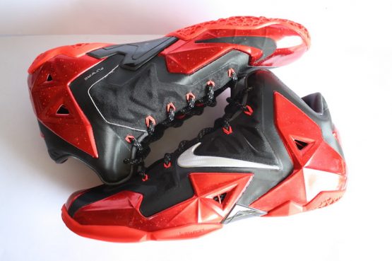 Nike Air Zoom LeBron XI "Miami Heat - Away" (2013) - Image 6