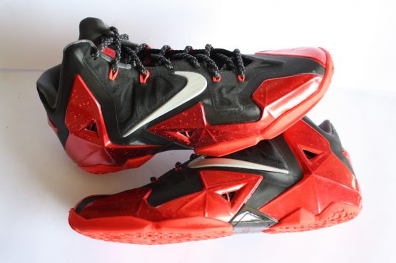 Nike Air Zoom LeBron XI "Miami Heat - Away" (2013) - Image 7
