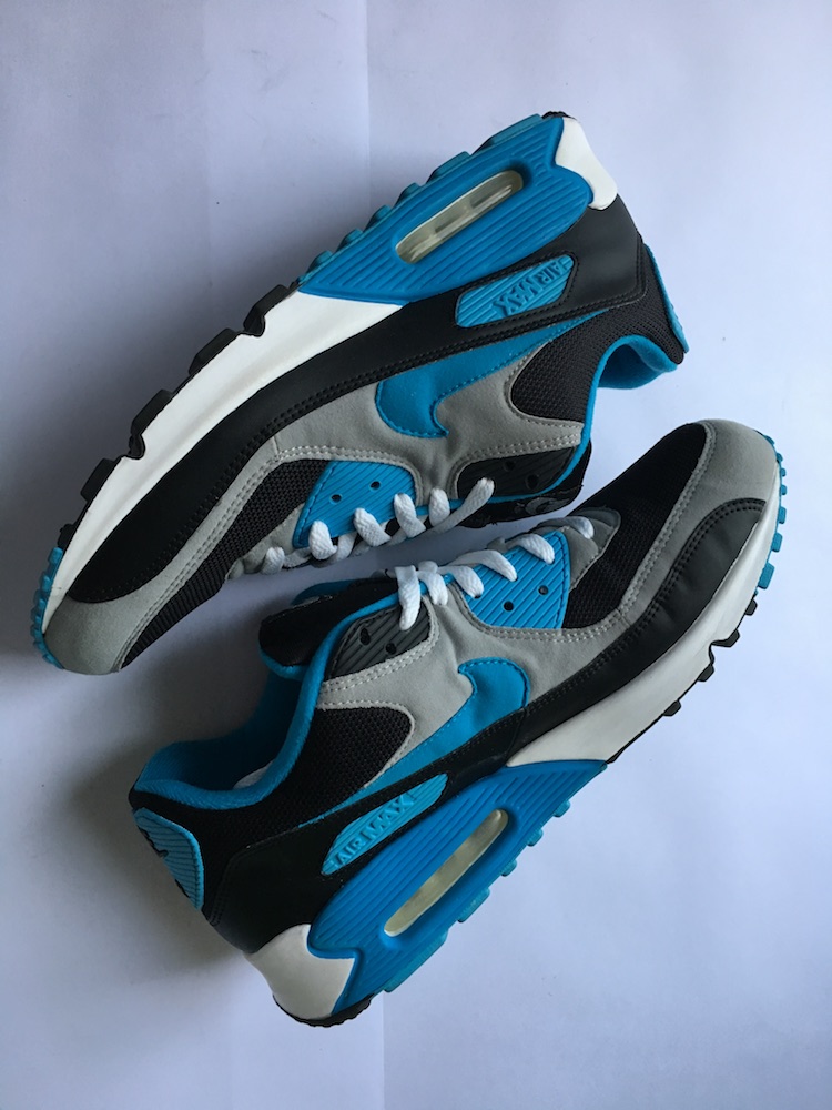 1 of 1 Sample Nike Air Max 90 NikeID 2005 Vintage Running Shoes