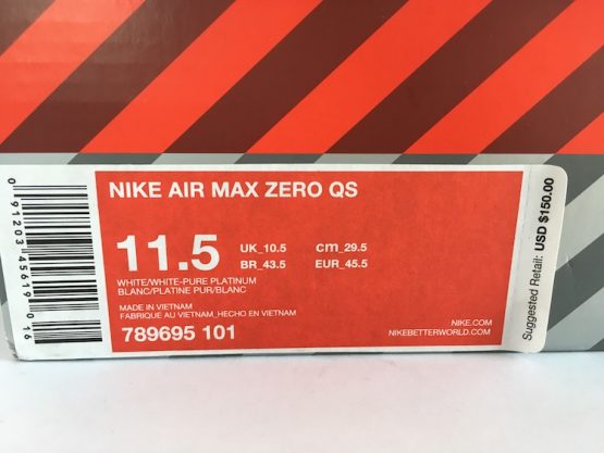 Nike Air Max Zero QS "Be True" (2016) - Image 8