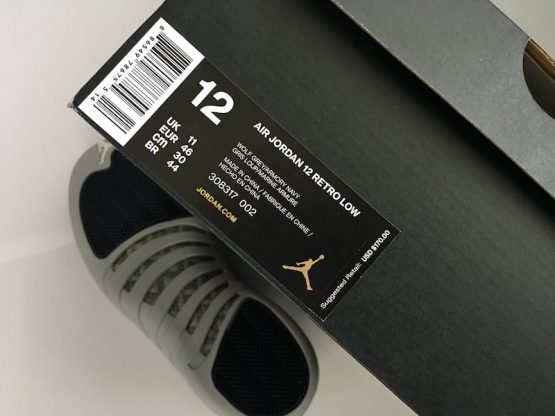 Nike Air Jordan Retro XII Low "Wolf Grey" (2017) - Image 9