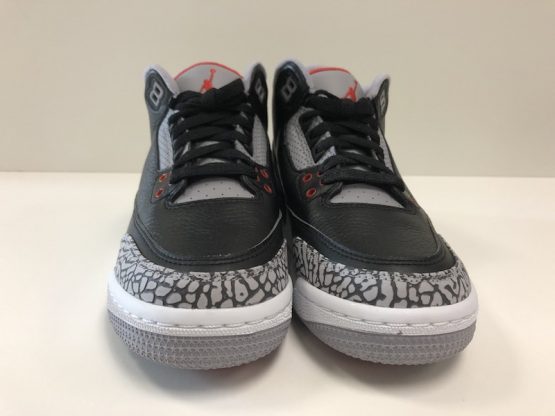 Nike Air Jordan III Retro "Black/Cement" BG (2018) - Image 2