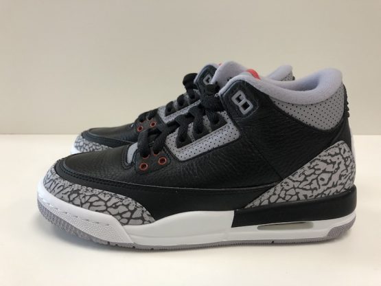 Nike Air Jordan III Retro "Black/Cement" BG (2018) - Image 3