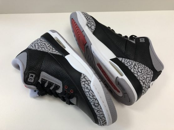 Nike Air Jordan III Retro "Black/Cement" BG (2018) - Image 6