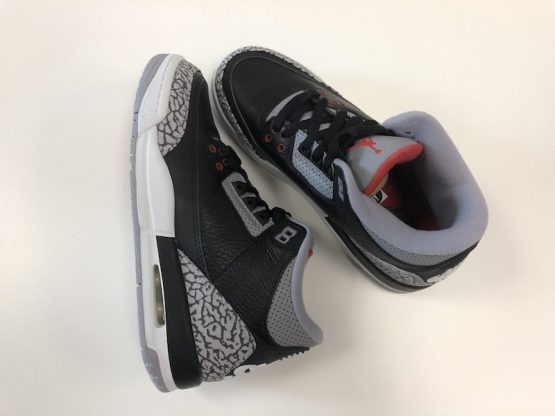 Nike Air Jordan III Retro "Black/Cement" BG (2018) - Image 8