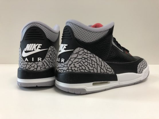 Nike Air Jordan III Retro "Black/Cement" BG (2018) - Image 9