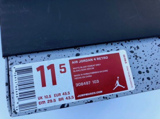 Nike Air Jordan IV Retro "Cement" (2012) - Image 8