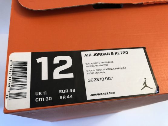 Nike Air Jordan IX Retro "Black Bottom" (2013) - Image 8