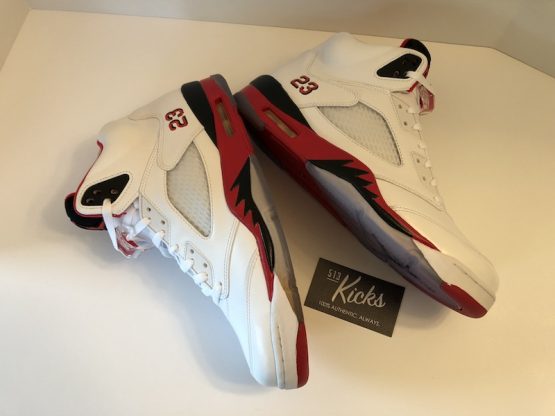 Nike Air Jordan V Retro "Fire Red" (2013) - Image 8