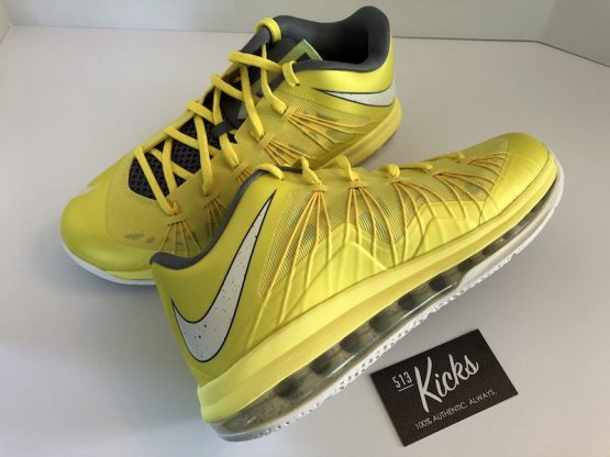 Nike Air LeBron X Low "Sonic Yellow" (2013) - Image 8