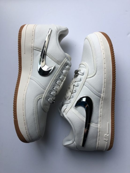 Nike Air Force 1 Low Travis Scott "Sail" (2018) - Image 3