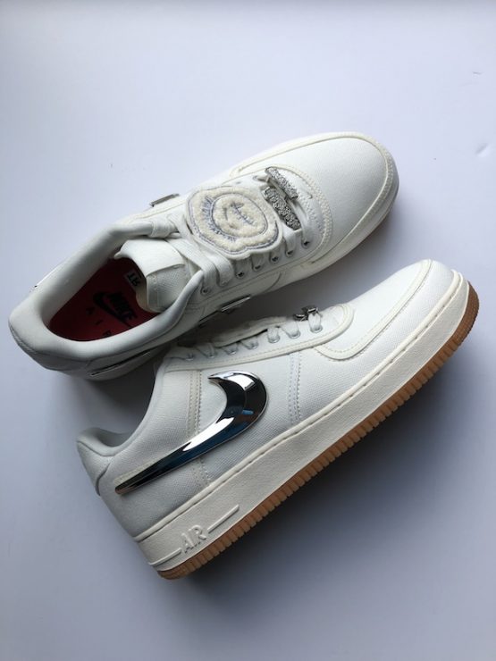 Nike Air Force 1 Low Travis Scott "Sail" (2018) - Image 6