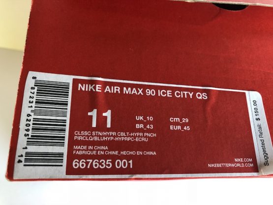 Nike Air Max 90 Ice City Pack QS "NYC" (2014) - Image 8