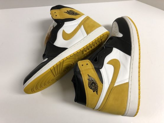 Nike Air Jordan 1 Retro "Yellow Ochre" (2018) - Image 9