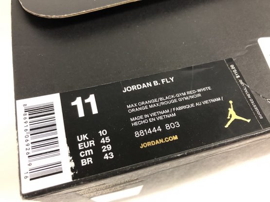 Nike Air Jordan B. Fly "Max Orange" (2018) - Image 7