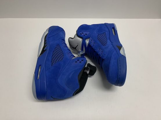 Nike Air Jordan V Retro "Blue Suede" (2017) - Image 3