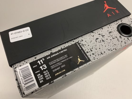Nike Air Jordan IV Retro "Black Cement" (2019) - Image 8