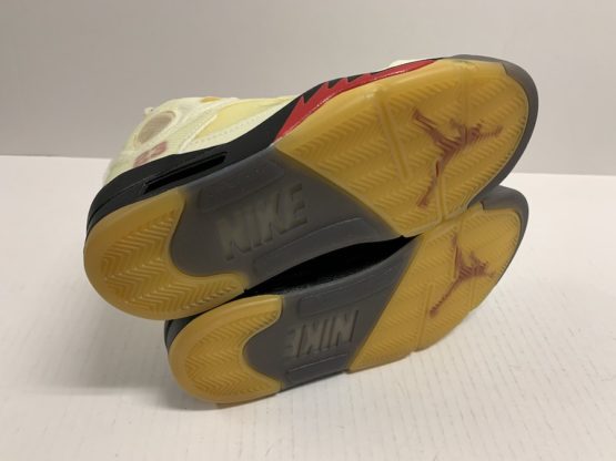 Nike Air Jordan V Off-White "Sail" (2020) - Image 5