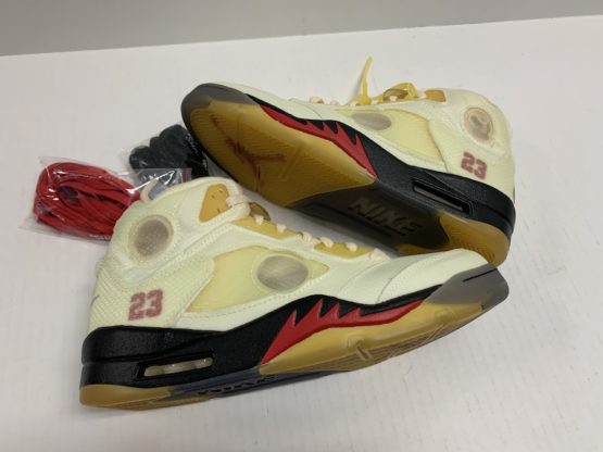 Nike Air Jordan V Off-White "Sail" (2020) - Image 6